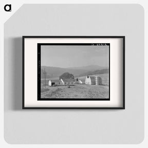 アートポスター-Unit no. 32 of Yamhill farms, Oregon - ドロテア ラング Poster.