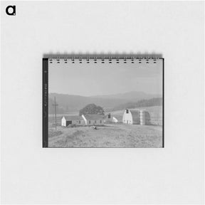 アートメモ帳-Unit no. 32 of Yamhill farms, Oregon - ドロテア ラング Memo.