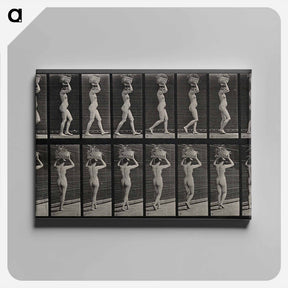 アートパネル-Woman with Load
 - エドワード マイブリッジ Canvas.