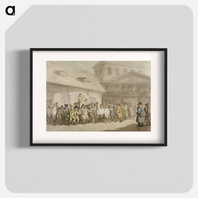 アートポスター-A Horse Sale in Hopkins's Repository, Barbican
 - イェール大学アートギャラリー Poster.