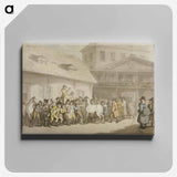 アートパネル-A Horse Sale in Hopkins's Repository, Barbican
 - イェール大学アートギャラリー Canvas.