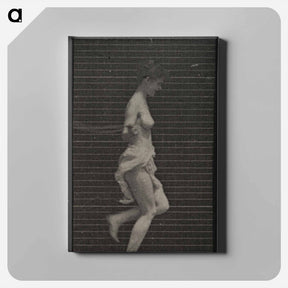 アートパネル-Skipping Woman
 - エドワード マイブリッジ Canvas.