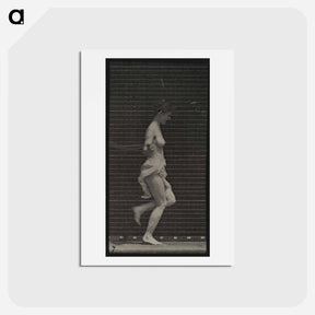 アートポストカード-Skipping Woman
 - エドワード マイブリッジ Postcard.