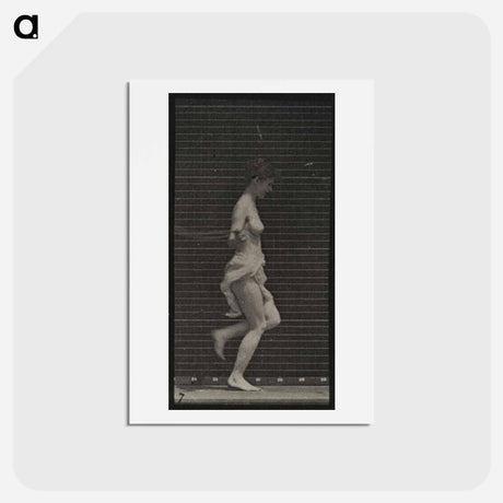 アートポストカード-Skipping Woman
 - エドワード マイブリッジ Postcard.