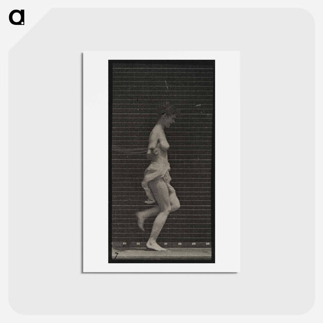 アートポストカード-Skipping Woman
 - エドワード マイブリッジ Postcard.