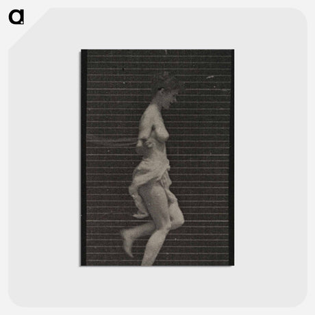 アートポストカード-Skipping Woman
 - エドワード マイブリッジ Postcard.
