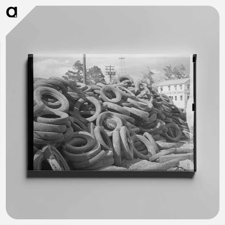 アートパネル-Courthouse, Cuero, Texas
 - ラッセル リー Canvas.