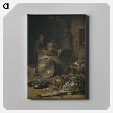 アートパネル-Peasant Interior with Woman at a Well
 - セントルイス美術館 Canvas.