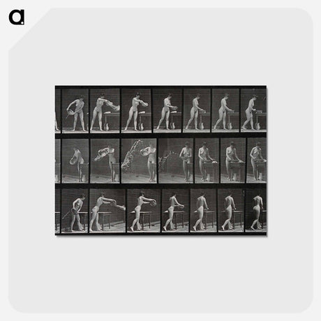 アートポストカード-Woman with Bowl
 - エドワード マイブリッジ Postcard.