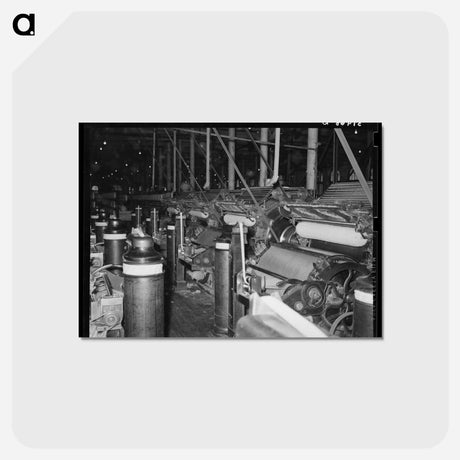 アートポストカード-Cotton Rope Machines
 - ラッセル リー Postcard.