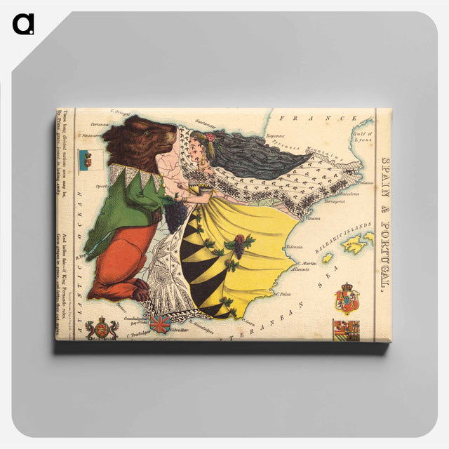 アートパネル-Spain & Portugal
 - ボストン公共図書館 Canvas.