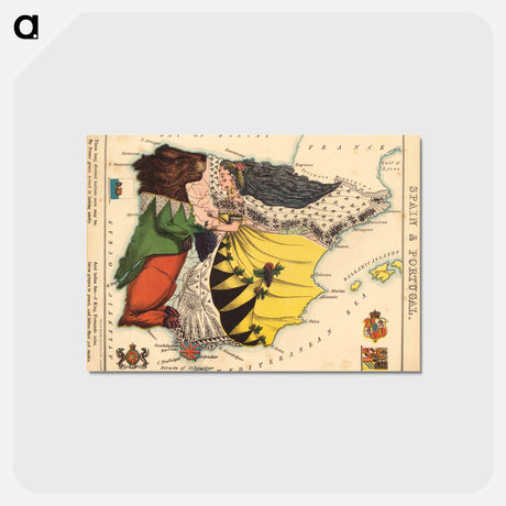 アートポストカード-Spain & Portugal
 - ボストン公共図書館 Postcard.