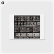 アートポストカード-Water Thrower
 - エドワード マイブリッジ Postcard.
