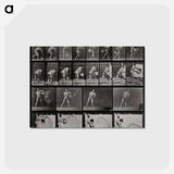 アートポストカード-Water Thrower
 - エドワード マイブリッジ Postcard.