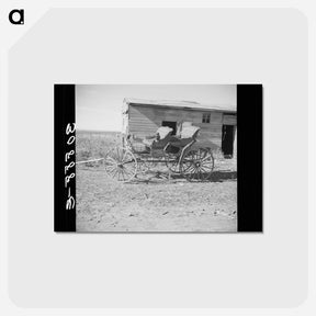 アートポストカード-Old Surrey, Des Lacs, North Dakota
 - ラッセル リー Postcard.
