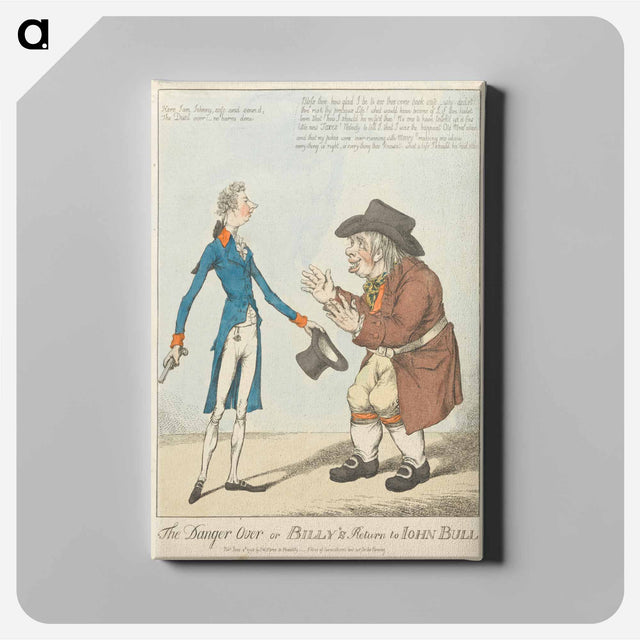 アートパネル-The Danger Over or Billy's Return to John Bull
 - イェール大学アートギャラリー Canvas.
