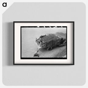 アートポスター-Unloading Gravel
 - ラッセル リー Poster.