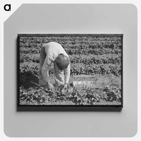 アートパネル-Unloading Gravel
 - ラッセル リー Canvas.