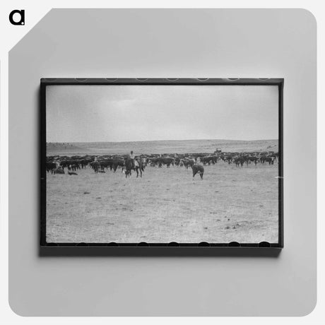 アートパネル-Silver Bow County Road
 - ラッセル リー Canvas.