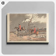 アートパネル-Set of Four - Fox-hunting: In Full Cry
 - イェール大学アートギャラリー Canvas.