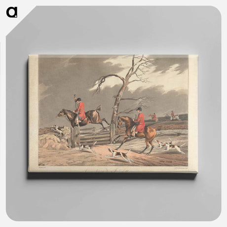 アートパネル-Set of Four - Fox-hunting: In Full Cry
 - イェール大学アートギャラリー Canvas.