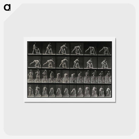 アートポストカード-Picking Up a Pot
 - エドワード マイブリッジ Postcard.