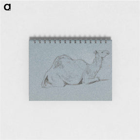 アートメモ帳-A Camel Resting, Side View to the Right
 - イェール大学アートギャラリー Memo.