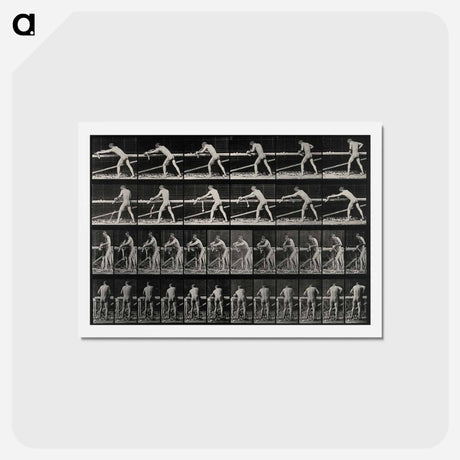 アートポストカード-The Carpenter
 - エドワード マイブリッジ Postcard.