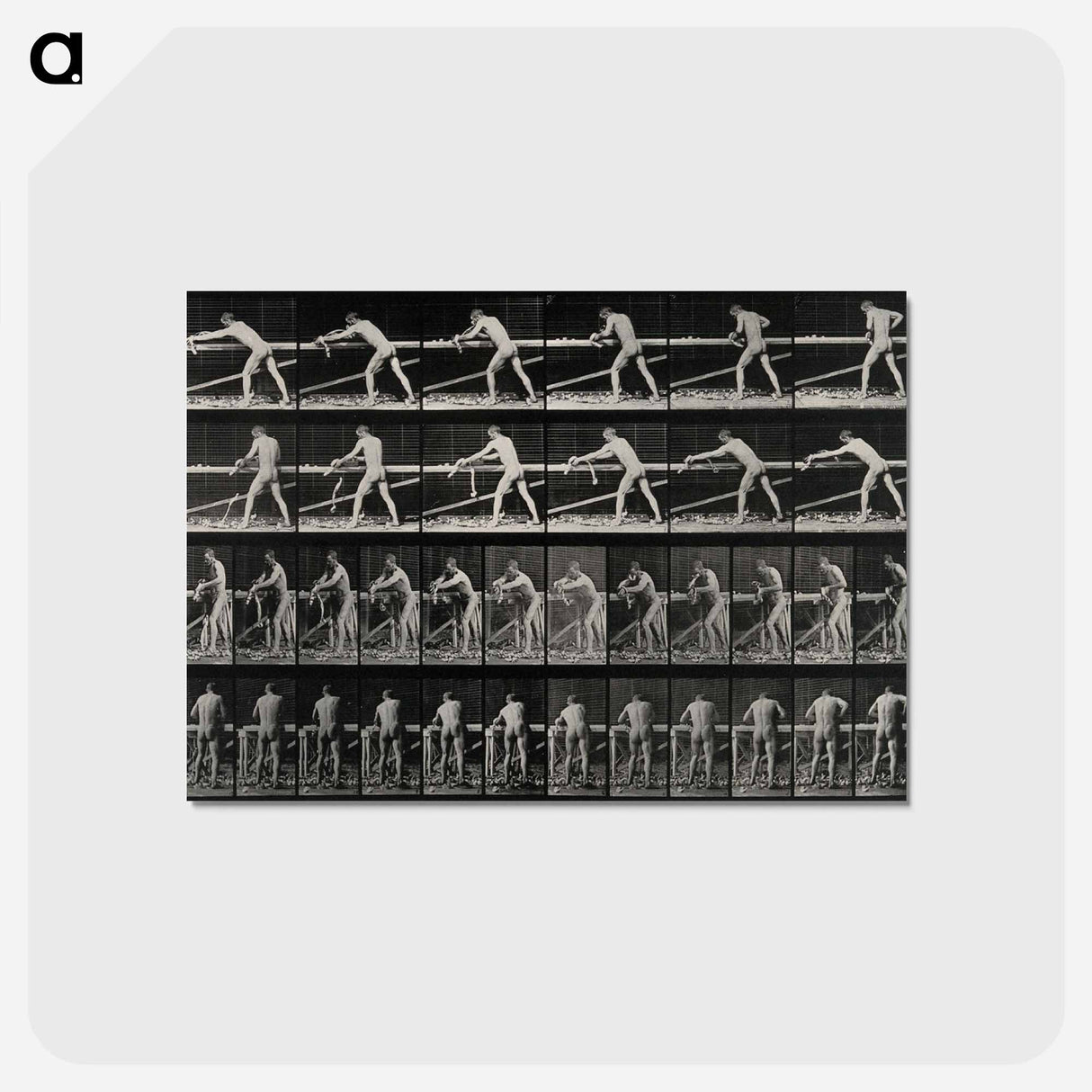 アートポストカード-The Carpenter
 - エドワード マイブリッジ Postcard.
