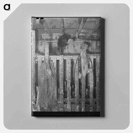 アートパネル-Emrick Farm: Livestock Feeding
 - ラッセル リー Canvas.