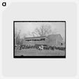アートポストカード-Emrick Farm: Livestock Feeding
 - ラッセル リー Postcard.