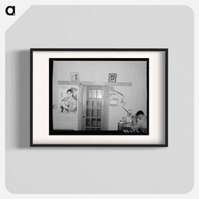 アートポスター-Japanese Farmer's House Interior
 - ラッセル リー Poster.