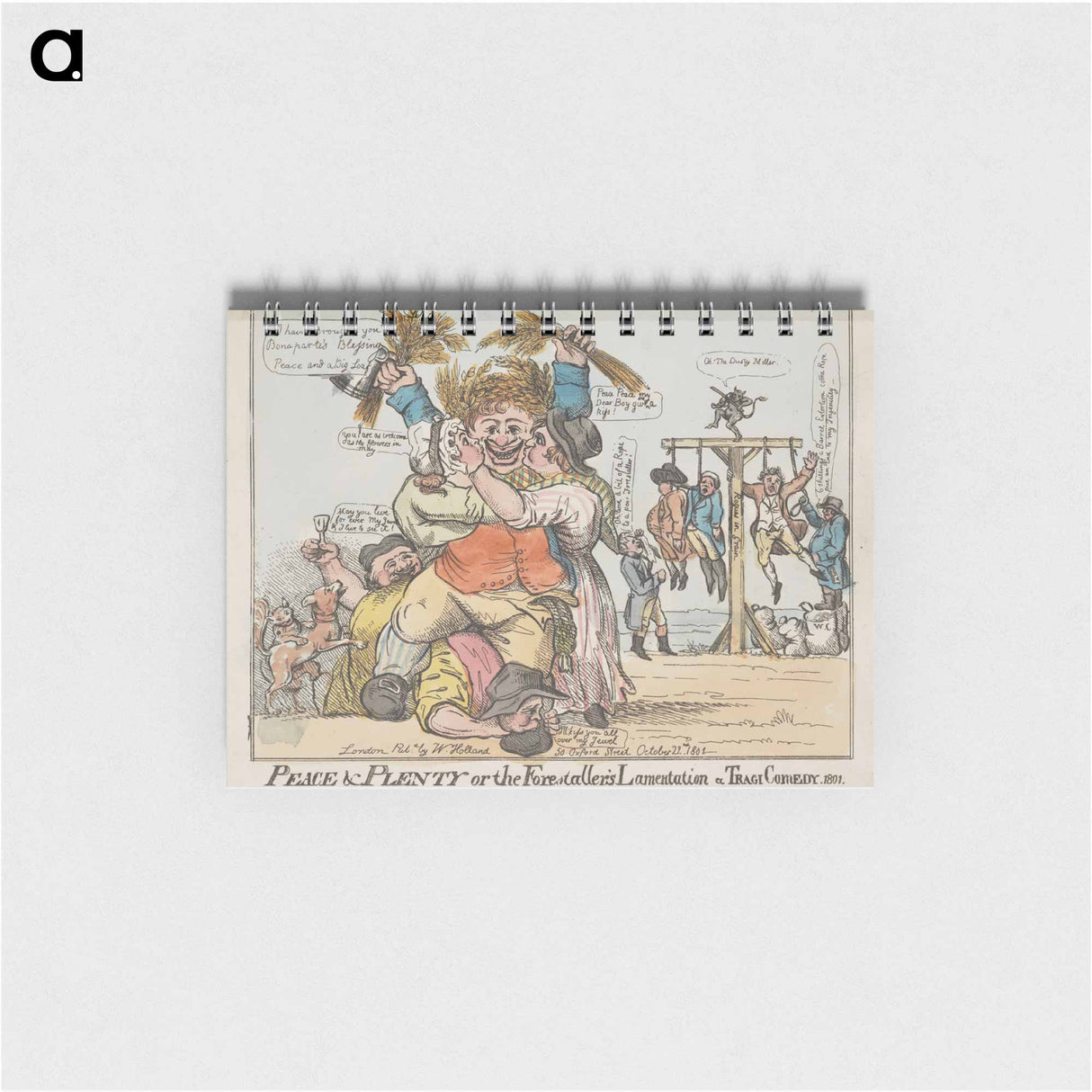 アートメモ帳-Peace and Plenty, or the Forestaller's Lamentation a Tragi Comedy
 - イェール大学アートギャラリー Memo.