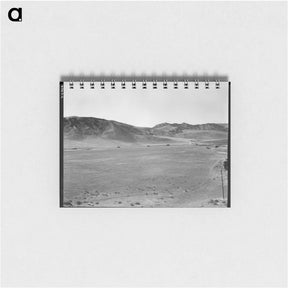 アートメモ帳-U.S. 99 on ridge over Tehachapi Mountains - ドロテア ラング Memo.