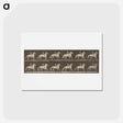アートポストカード-Animal Locomotion
 - エドワード マイブリッジ Postcard.