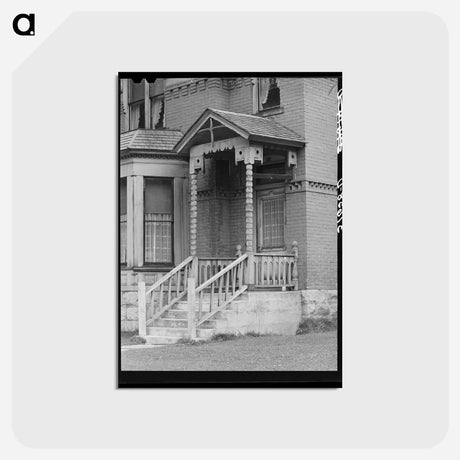 アートポストカード-Telluride House Detail
 - ラッセル リー Postcard.