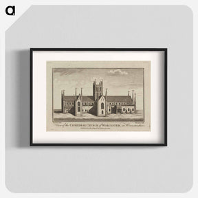 アートポスター-View of the Cathedral Church of Worcester, in Worcestershire
 - イェール大学アートギャラリー Poster.