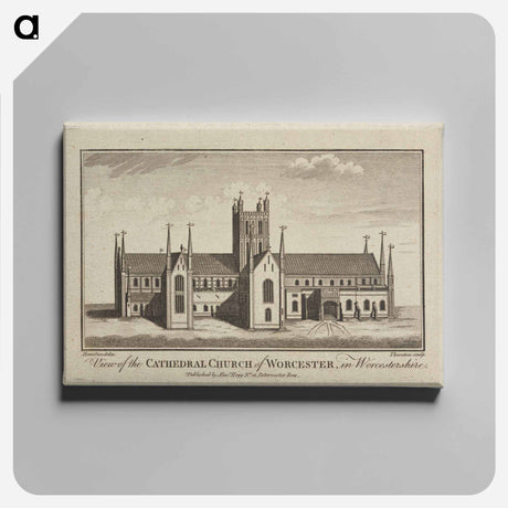アートパネル-View of the Cathedral Church of Worcester, in Worcestershire
 - イェール大学アートギャラリー Canvas.