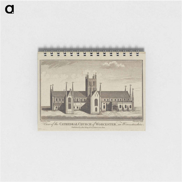 アートメモ帳-View of the Cathedral Church of Worcester, in Worcestershire
 - イェール大学アートギャラリー Memo.