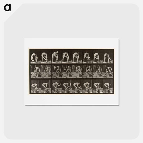 アートポストカード-Brick-Layer
 - エドワード マイブリッジ Postcard.