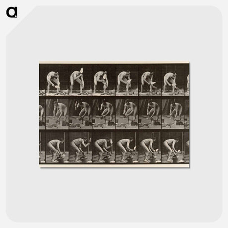 アートポストカード-Brick-Layer
 - エドワード マイブリッジ Postcard.