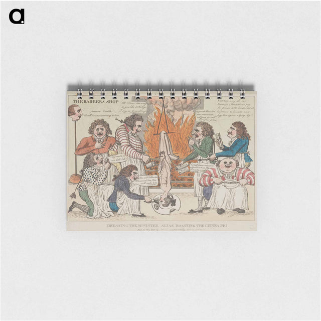 アートメモ帳-Dressing the Minister Alias Roasting the Guinea Pig
 - イェール大学アートギャラリー Memo.