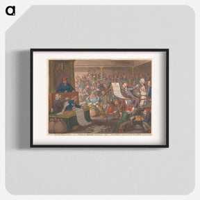 アートポスター-Patriotic Regeneration, - Viz - Parliament Refoun'd a la Francoise, - that is, - Honest Men (i.e. Opposition) in the Seat of Justice.
 - イェール大学アートギャラリー Poster.