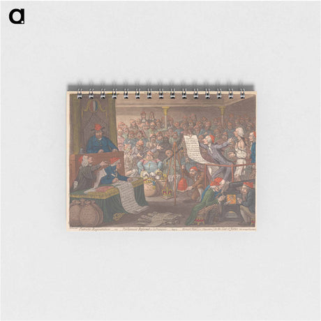アートメモ帳-Patriotic Regeneration, - Viz - Parliament Refoun'd a la Francoise, - that is, - Honest Men (i.e. Opposition) in the Seat of Justice.
 - イェール大学アートギャラリー Memo.