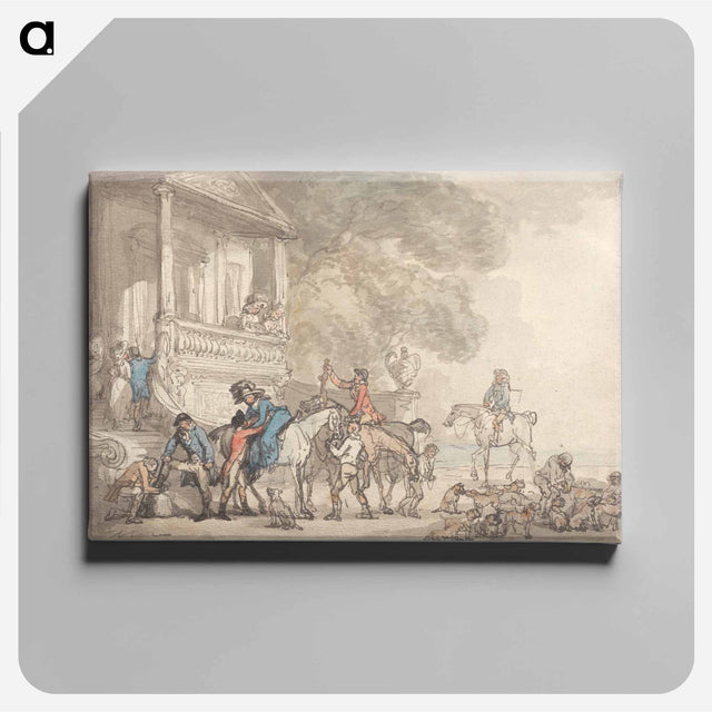 アートパネル-The Return from the Hunt
 - イェール大学アートギャラリー Canvas.