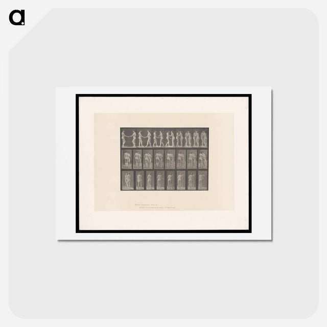 アートポストカード-The Kiss
 - エドワード マイブリッジ Postcard.