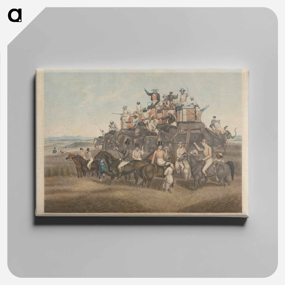 アートパネル-Hog Hunting: The Find
 - イェール大学アートギャラリー Canvas.
