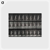 アートポストカード-Skipping Woman
 - エドワード マイブリッジ Postcard.