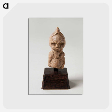 アートポストカード-Figure with Crested Coiffure
 - バーンズ・コレクション Postcard.