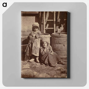 アートパネル-Two Country Children
 - セントルイス美術館 Canvas.